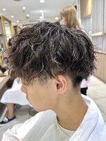 メンズパーマ/スパイラル/波巻き/ツイスパ/自由が丘/都立大学