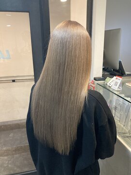 ラフ 難波店(LAFF) #黒髪#ボブルフ#ネビージュ#小顔#ワンレン