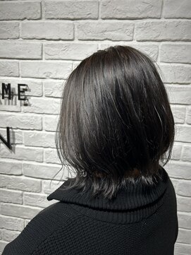 ヘア スパ ビューティー エールフォルム(HAIR SPA BEAUTY YELLFORME) 透明感グレージュカラー×くびれミディボブ