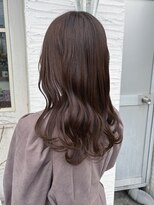 ヘアーエポック(hair epoque) 大人可愛いふんわりカール小顔カットショコラアッシュ