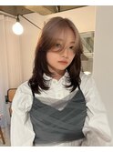 ルーツカラーx顔まわりレイヤーカット
