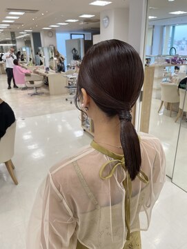 ケンジ 平塚ラスカ店(KENJE) タイトアレンジ/結婚式ヘア/参列者ヘア/アレンジ