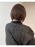 ブリーチなしボブベージュ♪