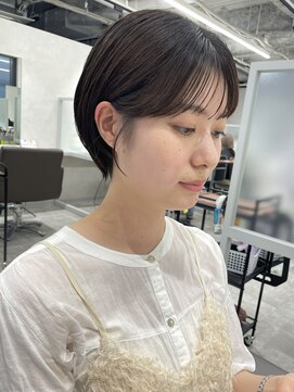 キートス(Kiitos) マッシュショートミニショートシースルーバング