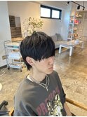 王道マッシュ/束感ショート