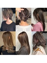 その中でも特に挑戦しやすいのが☆ハイライト☆髪型、年代問わず、色落ちも派手になりづらいのが◎ブリーチ