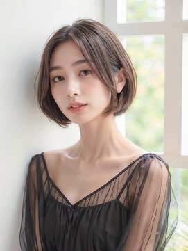 ネオンヘアー(neon hair) 【まとまり、ボブ、ツヤ、耳かけ】