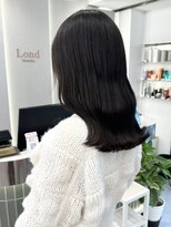 ロンド ブランシュ 錦糸町北口(Lond blanche)&nbsp;黒髪ボブルフネビージュ小顔ワンレン