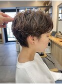 ショートボブパーマ20代30代40代ショートパーマショート