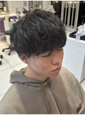 ソフトツイストスパイラルニュアンスパーママッシュパーマ
