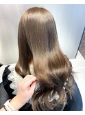 ミルキーベージュ/メゾンカラーで艶髪へ