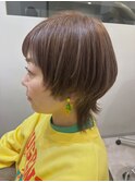 スモーキーベージュ☆マッシュウルフ