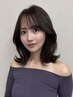 似合わせカット＋ケアカラー＋BYKARTEトリートメント　￥22,000/表参道