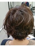 パーマショートスタイル