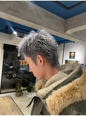 グレーアッシュ×スパイキーショート