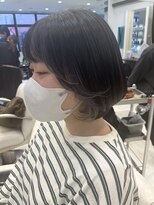 プランタン フォー ヘアー(printemps FOR HAIR) フェイスレイヤー×インナーカラー×韓国ボブ