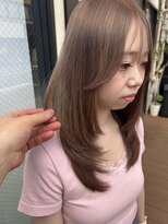 アイズ 横浜(IS)&nbsp;ミルクティーグレージュ/レイヤーカット/ブリーチカラー