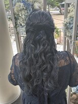 ヘアセット専門サロン by OKINAWA WATABE WEDDING 那覇店&nbsp;ハーフアップ