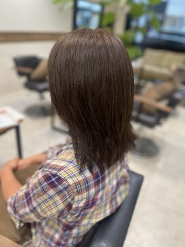 ケンジ 南林間(KENJE) 暖色系カラー×髪質改善トリートメント【南林間駅】