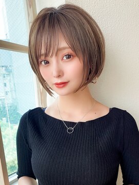 アフロート エル 大阪(AFLOAT L) 大人気【丸みショート】/30代/40代/50代/ヘーゼルベージュ