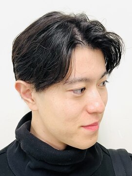 ヨシザワインク ハコザキ 水天宮前 日本橋人形町(YOSHIZAWA Inc.HAKOZAKI) 爽やか◎ツーブロックナチュラルセンターパート刈り上げ
