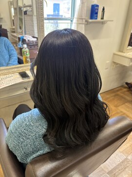 エクファ ヘア シェリル 草津 南草津店(ex-fa hair cherir) イメチェン/ピンクベージュ/アンブレラカラー/前髪/南草津