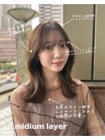 エトル バイ コムマティス 恵比寿駅前店(etre by comme Matisse)&nbsp;@etre_yuto.レイヤーカット/くびれヘア/ハッシュカット