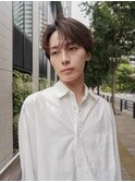 シースルーセンターパートストレートセンターパート韓国ヘア