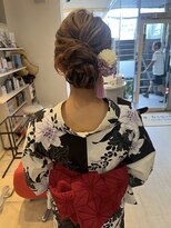ヘアーリゾートラシックアールプラス(hair resort lachiq R+)&nbsp;浴衣着付＋ヘアアレンジ