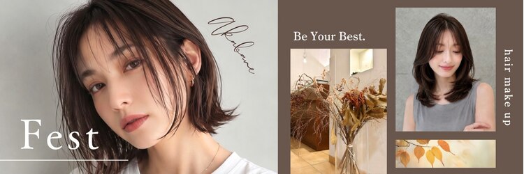 フェスト ヘア メイクアップ(Fest hair makeup)のサロンヘッダー