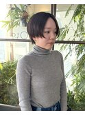 前下がりショートボブ