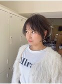 53. くびれショート/エアリーパーマ/顔周り/ナチュラル
