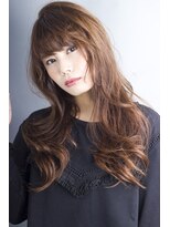 アミィヘアー(Ami Hair)&nbsp;アンニュイカールなラフロング×ベージュブラウン