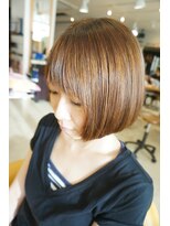 ソファ ヘア 仙台(Sofa)&nbsp;つやっつやのナチュラルストレートボブ☆