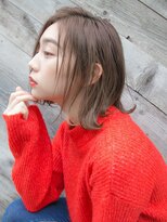 ルティア(Lutia)&nbsp;外ハネセット　ミルクティーベージュ