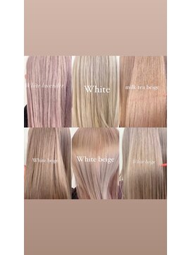 エイト ヘアサロン 渋谷本店(EIGHT) ホワイト系カラー