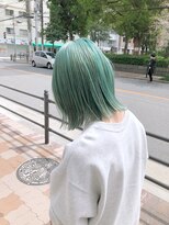 チカシツ(Chikashitsu) mint green  bob