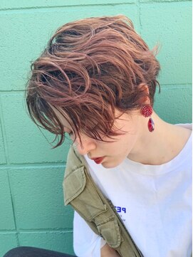 アイティーバイアルバム 松戸店(IT by ALBUM) ハンサムショート_カーキグレージュマッシュショート_ba240601