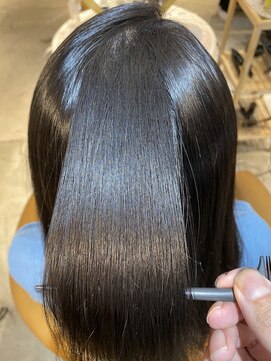 ロンド シャルム 吉祥寺(Lond charme) 【吉祥寺美容室Lond】グレーショコラベージュ地毛風縮毛矯正