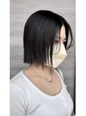 切りっぱなしボブ