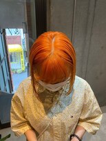 ゲーム 吉祥寺店(GAME)&nbsp;ダブルカラーオレンジベージュケアブリーチハイトーンカラー