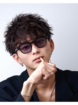 ゴールド 渋谷本店(GOALD) #マッシュウルフ　波巻きスパイラル　渋谷/メンズパーマ