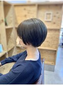 20代30代40代前下がりストレート大人ボブリップライン