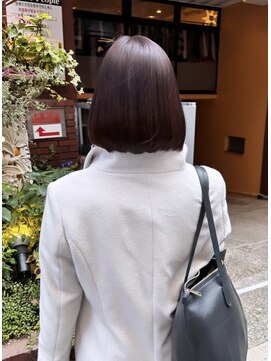 イオエ(ioe) 黒髪/ボブルフ/ネビージュ/小顔/ワンレン/髪質改善/グレージュ