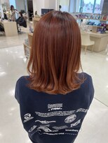 ケンジ 平塚ラスカ店(KENJE)&nbsp;オレンジカラー/ミディアム/湘南/平塚