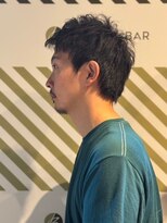 バーバーバー アカバネ(BARBER-BAR AKABANE)&nbsp;男の身だしなみ 清潔感ある黒髪ショート ポイントパーマ#3