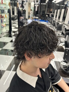 オーシャントーキョー(OCEAN TOKYO) メンズパーマツイスパ波巻きスパイラルマッシュセンターパート