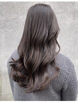 マノハル(MANOHARU)&nbsp;ツヤ感ロング　モーブグレージュ