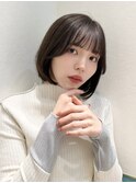 イメチェン外ハネボブ美髪×ブリーチなしレイヤー韓国[立川]