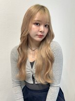 アンニュ(annuy)&nbsp;【annuy_shiori】milky beige/韓国ヘア/顔周りカット